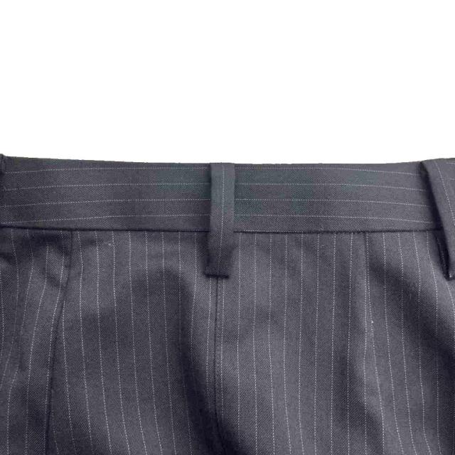 【中古】エンフォルド ENFOLD TROUSERS FLARE-SKIRT スカート チョークストライプ 36 ネイビー 300IA231-0971_3