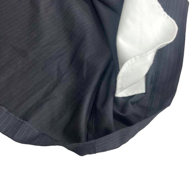 【中古】エンフォルド ENFOLD TROUSERS FLARE-SKIRT スカート チョークストライプ 36 ネイビー 300IA231-0971_4