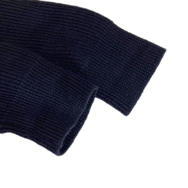 【中古】 SOPHNET. BRITISH WOOL ZIP UP KNIT ニット ダブルジップ セーター M ネイビー soph-192116 メンズ