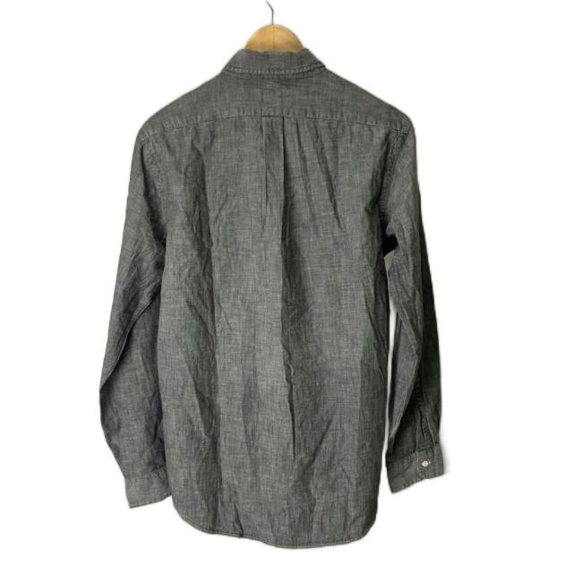 【中古】ポロ バイ ラルフローレン Polo by Ralph Lauren シャツ 長袖 ボタンダウンシャツ M グレー メンズ_1
