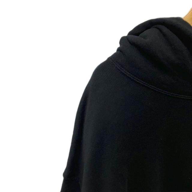 【中古】YOHJI YAMAMOTO POUR HOMME パーカー ロゴ刺繍 フーディ 3 ブラック HG-T27-077 メンズ_2