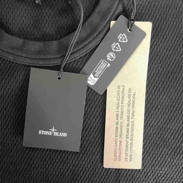 【中古】未使用品 ストーンアイランド STONE ISLAND Tシャツ カットソー コンパスロゴ ワッペン クルーネック S_5