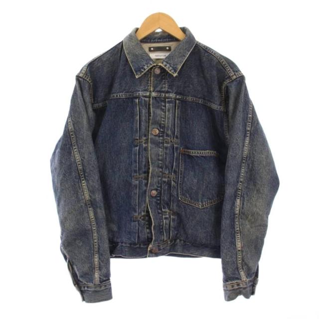 【中古】ノンネイティブ MINEDENIM トラッカー デニムジャケット ジージャン Gジャン 1 紺 NNT-GJK8002-85-012 /KH