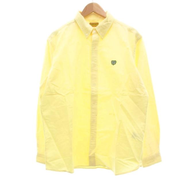 【中古】ヒューマンメイド HUMAN MADE Oxford BD Shirt オックスフォード BD シャツ XL 黄 イエロー HM29SH010 /UO