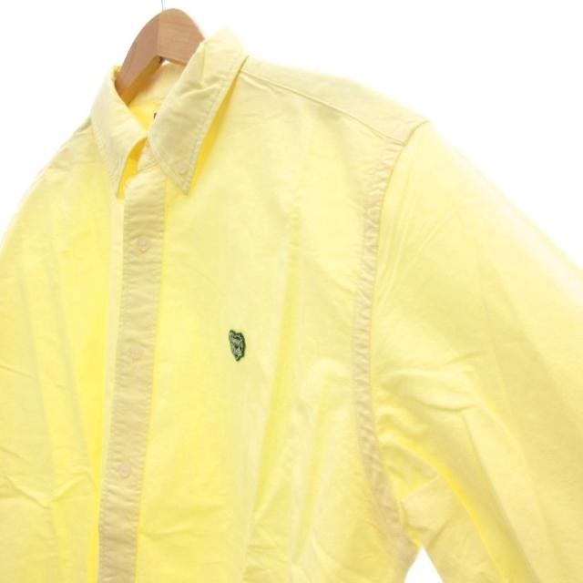 【中古】ヒューマンメイド HUMAN MADE Oxford BD Shirt オックスフォード BD シャツ XL 黄 イエロー HM29SH010 /UO