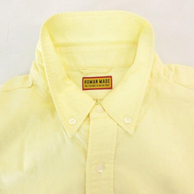 【中古】ヒューマンメイド HUMAN MADE Oxford BD Shirt オックスフォード BD シャツ XL 黄 イエロー HM29SH010 /UO