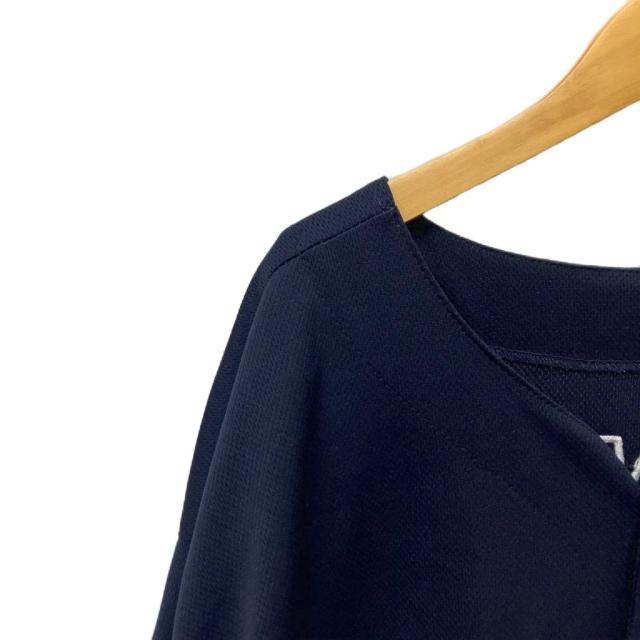 【中古】マジェスティック MAJESTIC ベースボールシャツ ヴィンテージ ブレーブス 半袖 54 ネイビー メンズ_2
