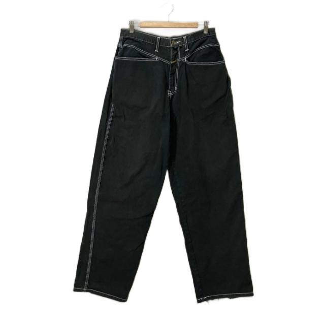 【中古】MARITHE FRANCOIS GIRBAUD パンツ ワイドパンツ オールド アーカイブ 34 ブラック ■GY9 メンズ