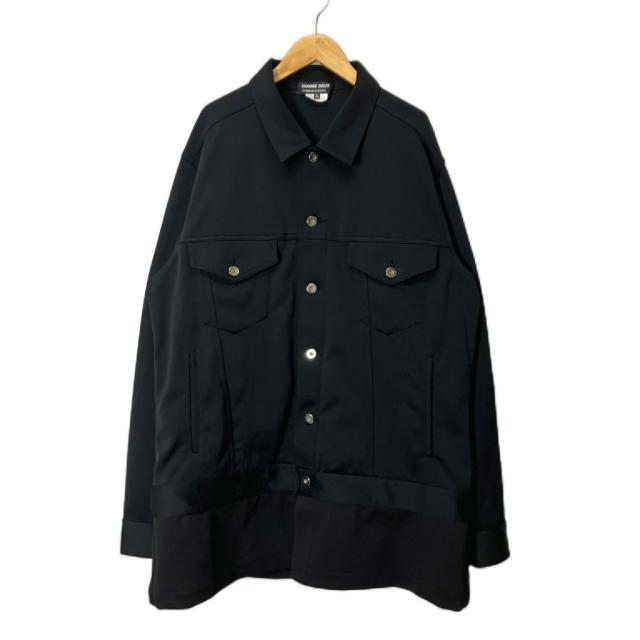 【中古】COMME des GARCONS HOMME DEUX ドッキング トラッカー ジャケット AD2025 XL ブラッ DP-T006 メンズ