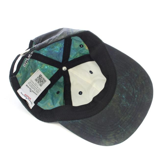 【中古】シュプリーム STONEI SLAND 20FW Painted Camo Nylon 6-Panel ペインティッドカモナイロン6パネル キャップ