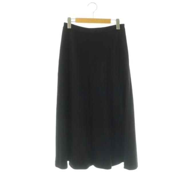 【中古】セオリーリュクス 25AW DAHLIA JERSEY LINDY SKIRT スカート ロング フレア 36 ブラック /HK ■OS