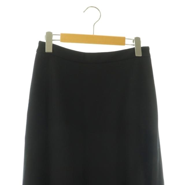 【中古】セオリーリュクス 25AW DAHLIA JERSEY LINDY SKIRT スカート ロング フレア 36 ブラック /HK ■OS_2
