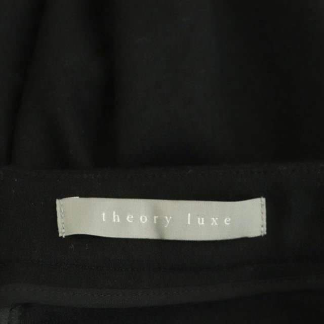 【中古】セオリーリュクス 25AW DAHLIA JERSEY LINDY SKIRT スカート ロング フレア 36 ブラック /HK ■OS_4