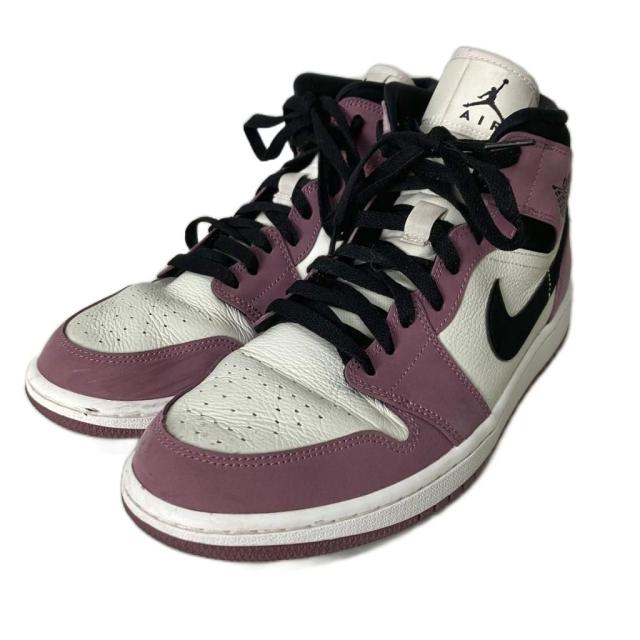 【中古】ナイキ NIKE Women's Air Jordan 1 Mid スニーカー シューズ 28.5cm DC7267-500 パープル メンズ レディース
