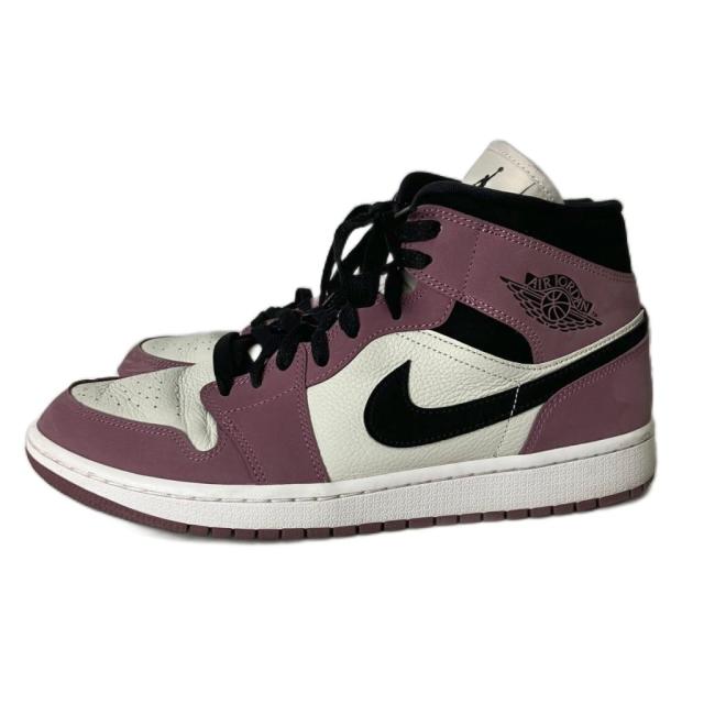 【中古】ナイキ NIKE Women's Air Jordan 1 Mid スニーカー シューズ 28.5cm DC7267-500 パープル メンズ レディース_1