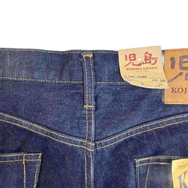 【中古】児島ジーンズ KOJIMA GENES 15oz セルビッチパイプドワイ ストレートジーンズ デニム パンツ W36 RNB-102WW_2