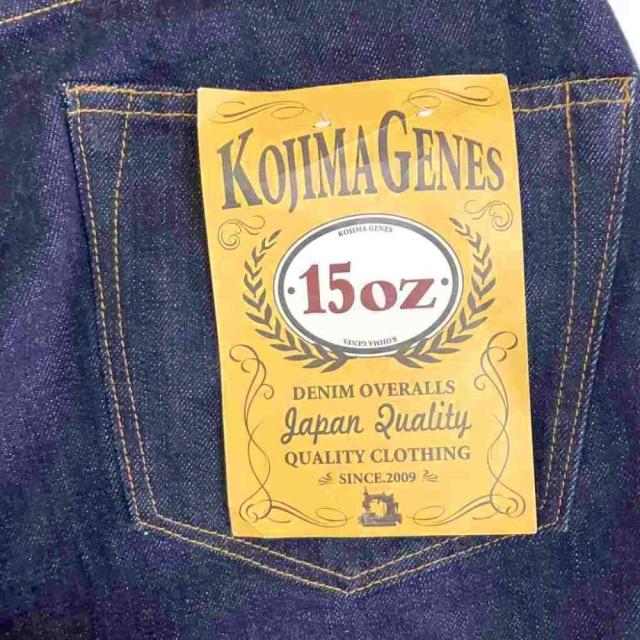 【中古】児島ジーンズ KOJIMA GENES 15oz セルビッチパイプドワイ ストレートジーンズ デニム パンツ W36 RNB-102WW_3