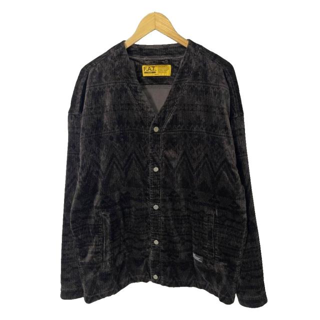【中古】エフエーティー FAT 25AW NATIGANF スナップカーディガン ブルゾン ネイティブプリント SKINNY L