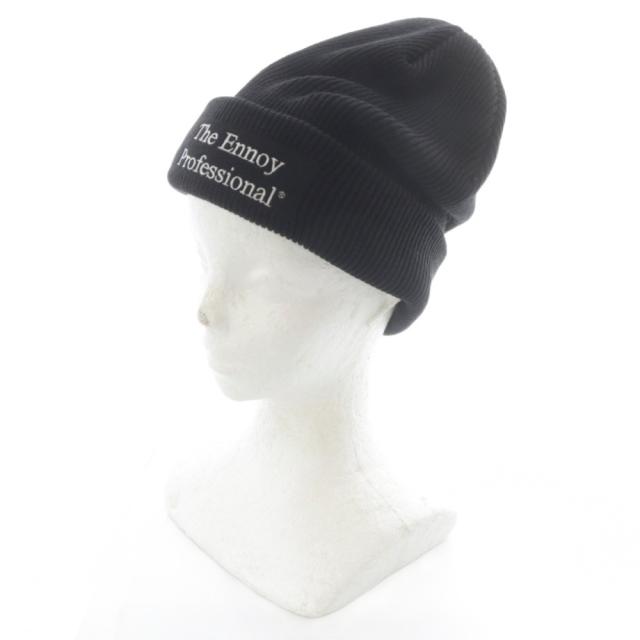 【中古】The Ennoy Professional ニット キャップ 帽子 黒 ブラック AW25BRENAC01TK /SR ■SH メンズ