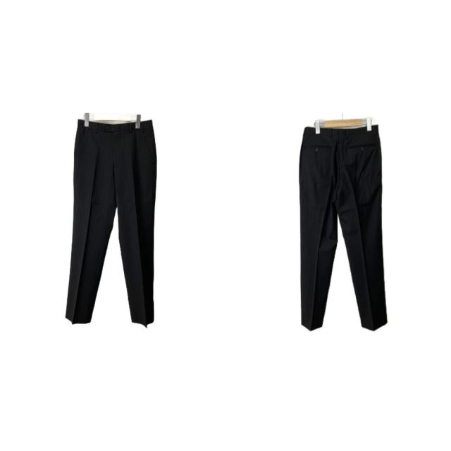 【中古】PAUL SMITH ロロピアーナ セットアップ ジャケット パンツ スーツ ストライプ S ブラック メンズ_4