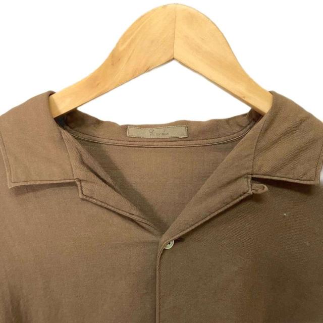 【中古】Y's for men 80sプルオーバーシャツ 長袖 初期タグ アーカイブ ヴィンテージ オープンカラー_4