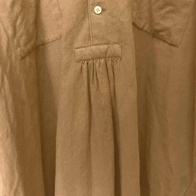 【中古】Y's for men 80sプルオーバーシャツ 長袖 初期タグ アーカイブ ヴィンテージ オープンカラー_7