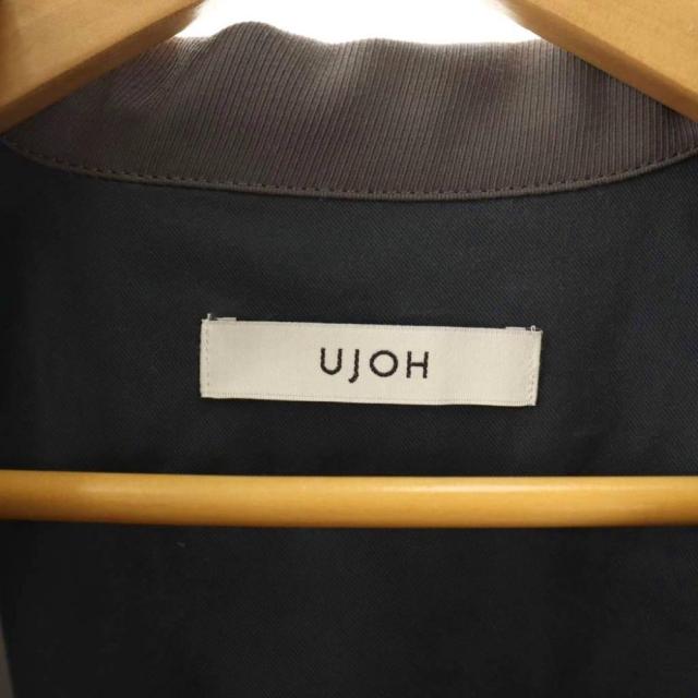 【中古】Ujoh Shark Collar Shirts シャークカラーシャツ 半袖 オープンカラー ワンカラー 2 グレー M761-B55-001_4
