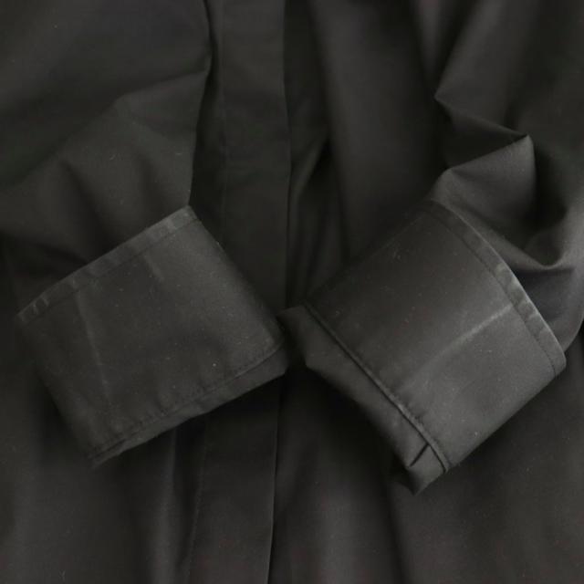 【中古】セオリーリュクス theory luxe 26SS LUXE COTTON NARVI SHIRT シャツ バンドカラー S32 ブラック /ES ■OS_5