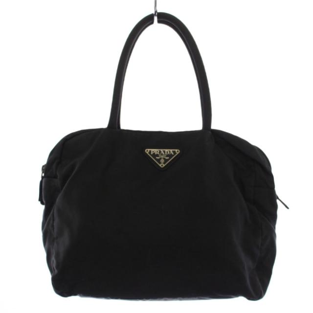 【中古】プラダ PRADA ハンドバッグ ナイロン 黒 /BM ■OH レディース