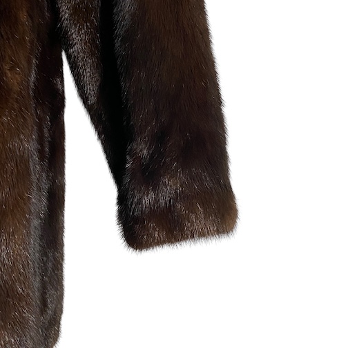 中古】サガミンク SAGA MINK デミバフミンク 毛皮 コート リアルファー