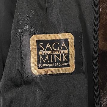 TE1797〇サガミンク/SAGA MINK*Partina*デミバフミンク*最高級毛皮