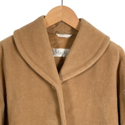 中古】マックスマーラ MAX MARA ロングコート ヴァージンウール