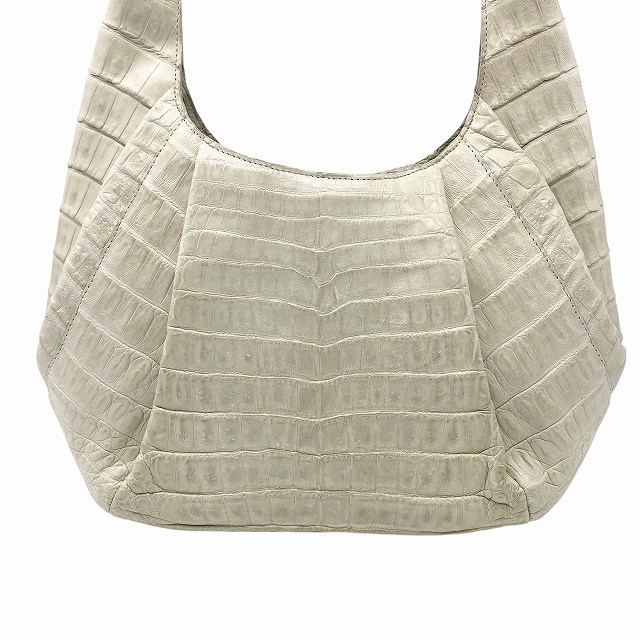 NANCY GONZALEZ/ナンシーゴンザレス クロコがまぐちバッグ 中古