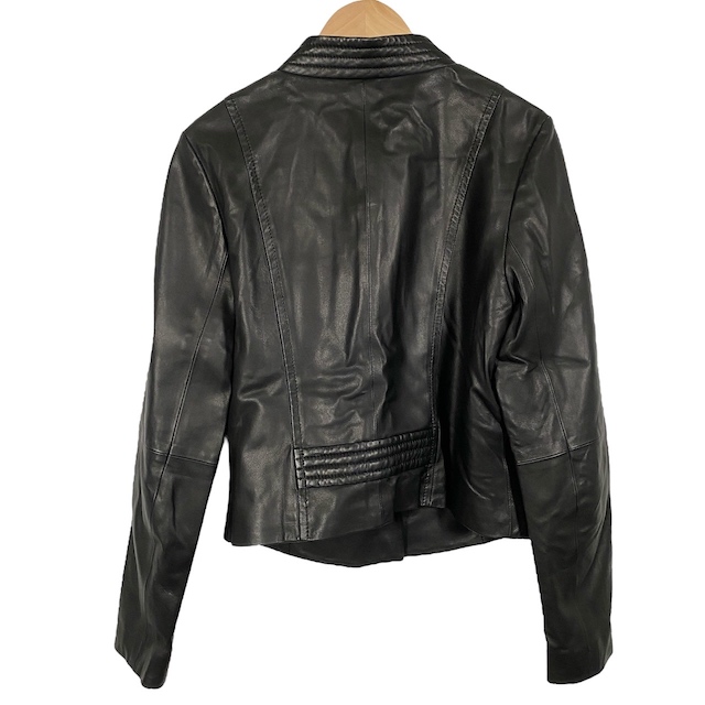 Theory ラムレザー　ライダースジャケット Theory 22AW ラムレザー LUXE LEATHER MOTO JKT ダブルライダース