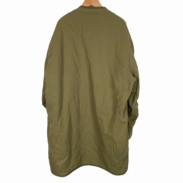 【中古】アーミーツイル ARMY TWILL リバーシブル ミリタリージャケット ボアフリース 長袖 ロング カーキ メンズ_1