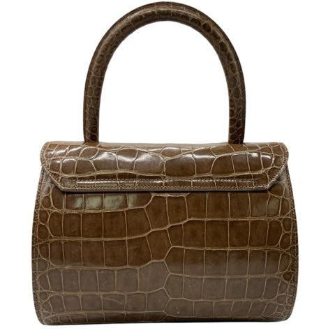 中古】KRISTAR CROCO シャイニークロコダイル ワニ革 2WAY