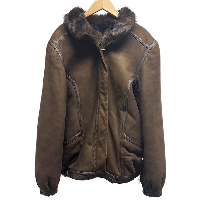 ムートンジャケット リアルムートン ムートンコート リアルファー 本革