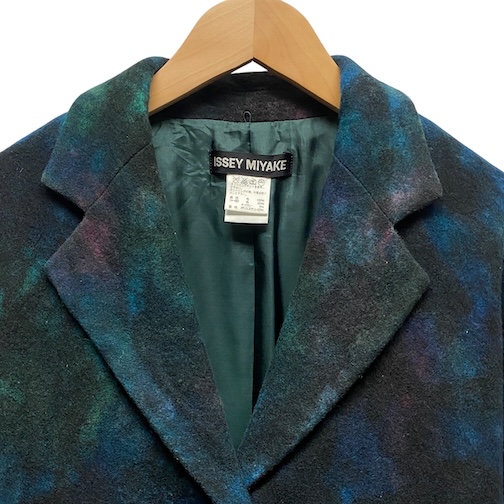 中古】イッセイミヤケ ISSEY MIYAKE ジャケット 長袖 ウール100