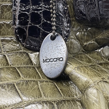 中古】モコロ MOCORO 2WAY アリゲーター ハンドバッグ ショルダー