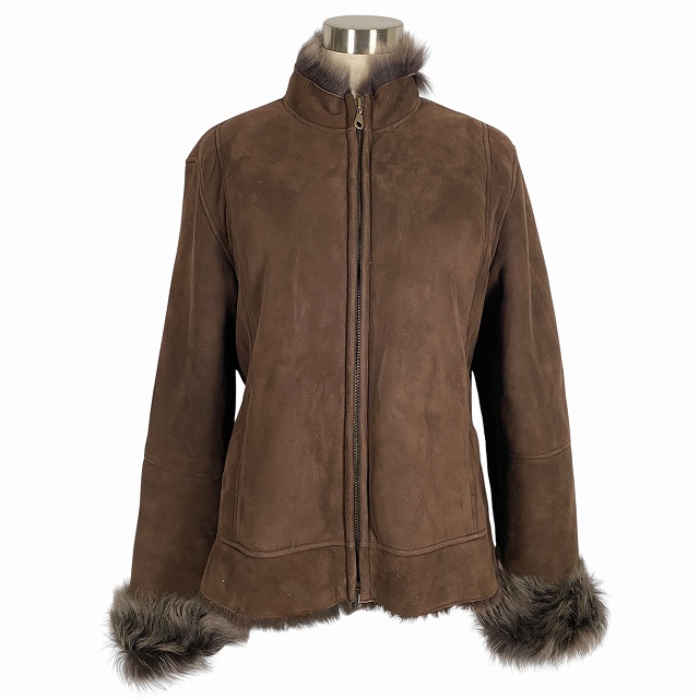 SORIN Synthetic Fur Lace-up Cardigan SORIN Synthetic Fur Lace-up