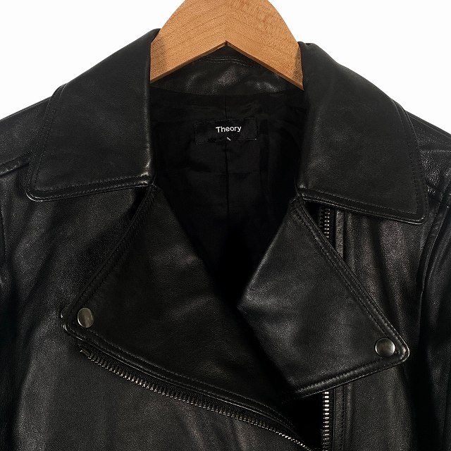 Theory ブラックレザージャケット S MEN レザー | Theory [セオリー