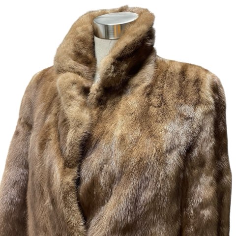 中古】wood notes by OSFUR ミンク MINK 毛皮コート リアルファー