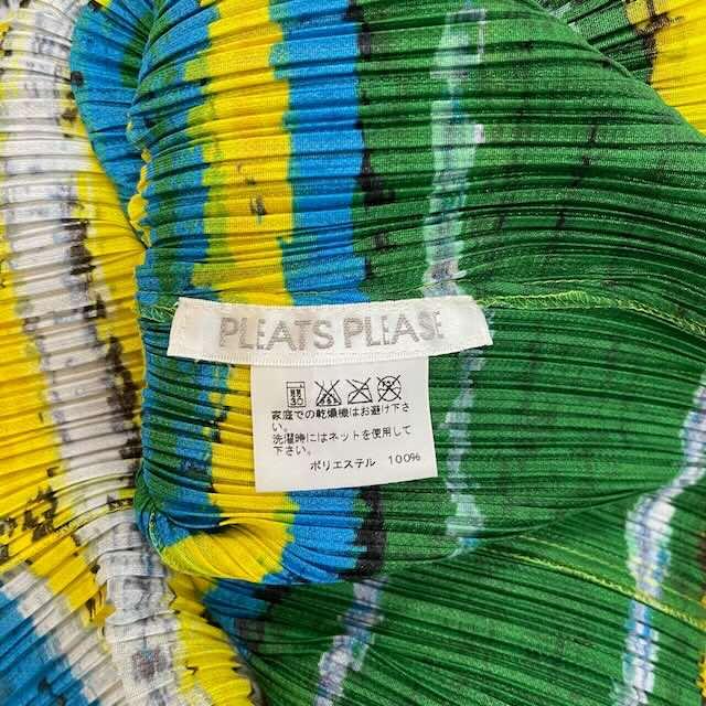【中古】プリーツプリーズ イッセイミヤケ ISSEY MIYAKE 総柄 マルチカラー PP21-JT685 チュニック ブラウス 3 L相当_6