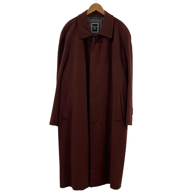 【中古】クリスチャンディオール Christian Dior ウールコート カシミヤ混 ロングコート アウター ブラウン L メンズ