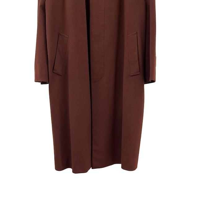 【中古】クリスチャンディオール Christian Dior ウールコート カシミヤ混 ロングコート アウター ブラウン L メンズ_5