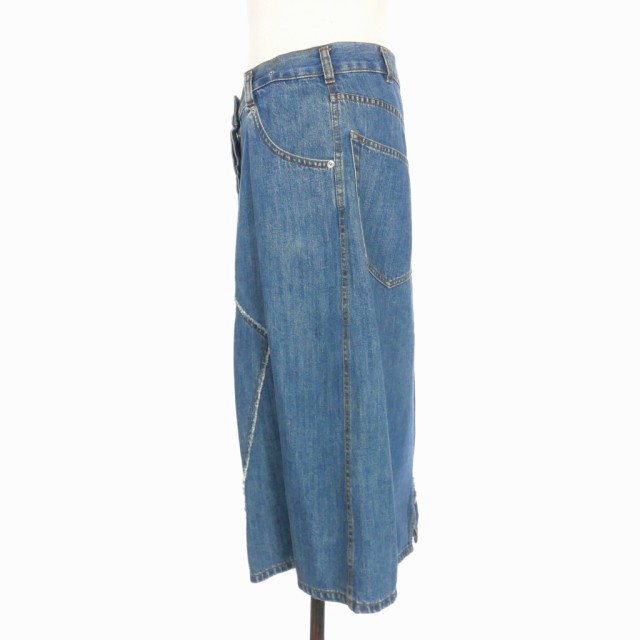 中古】ドリスヴァンノッテン DRIES VAN NOTEN デニム フレア スカート