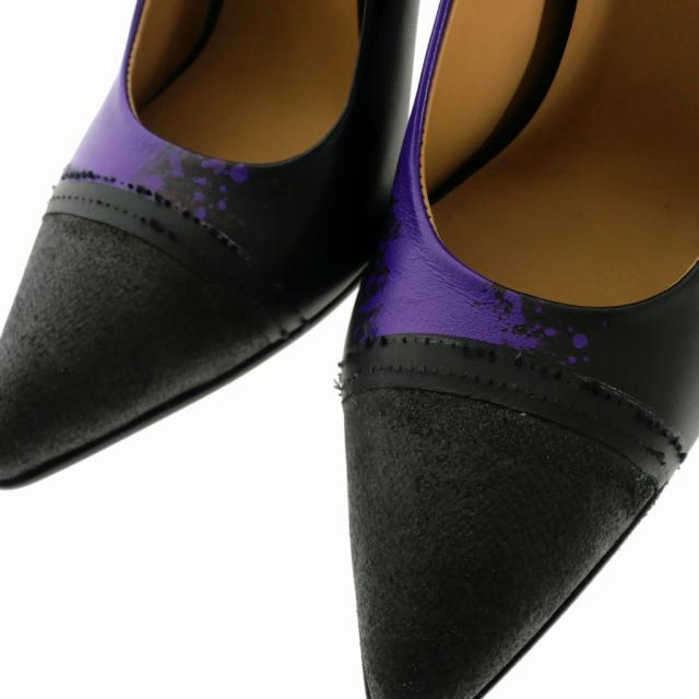 【中古】未使用品 エムエムシックス メゾンマルジェラ MM6 Maison Margiela パンプス ハイヒール ポインテッドトゥ 37 中古】未使用品 エムエムシックス メゾンマルジェラ MM6 Maison