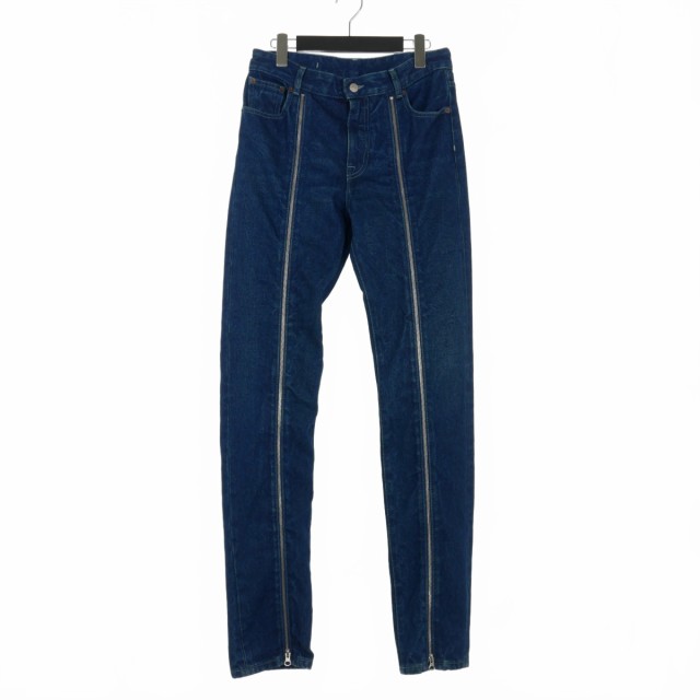 【中古】エムエムシックス メゾンマルジェラ MM6 Maison Margiela 21SS ジップ デニムパンツ 38 インディゴ S52LA0151の通販は