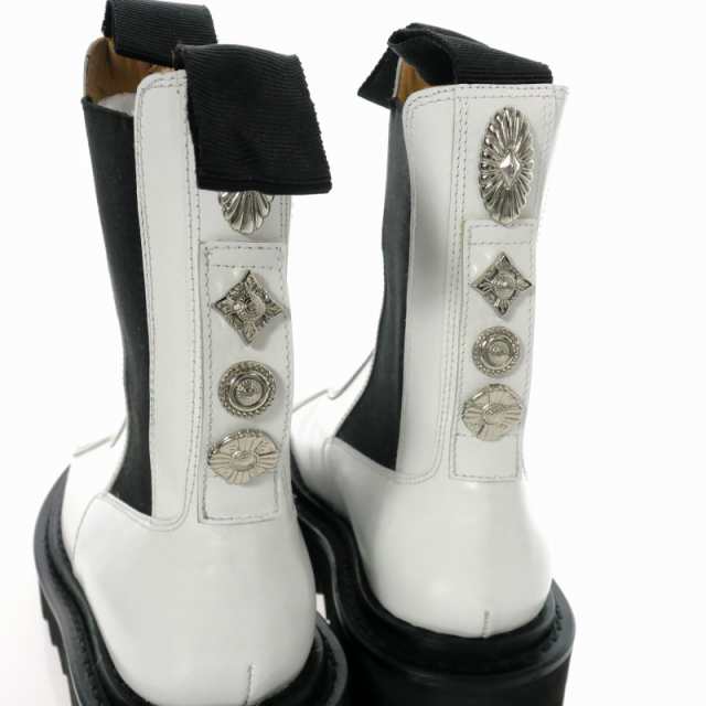 中古】未使用品 トーガ プルラ TOGA PULLA SIDE GORE BOOTS メタル