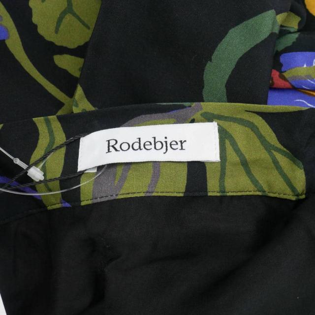 【中古】未使用品 ロデビエ Rodebjer ロングスカート 花柄 ボタニカル ラップスカート Sサイズ ブラック 黒_6